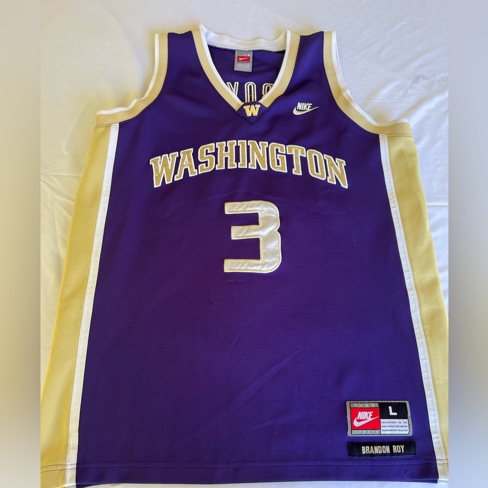 Washington Huskies Vintage Brandon Roy Nike Basketball Jersey - NBA size L